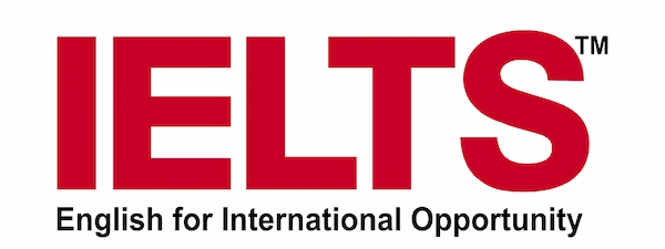Official IELTS International English Language Testing System logo.
